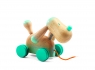 Drewniana zabawka do ciągnięcia Piesek Doggy (DJ06256)